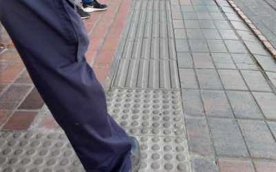 Señalización para personas con discapacidad visual en el Terminal de Transportes de Ibagué