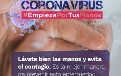 Campaña #EmpiezaPorTusManos prevención contra el Coronavirus