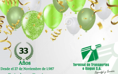 El Terminal de Transportes de Ibagué cumple 33 años de operación, de servicio a sus usuarios.